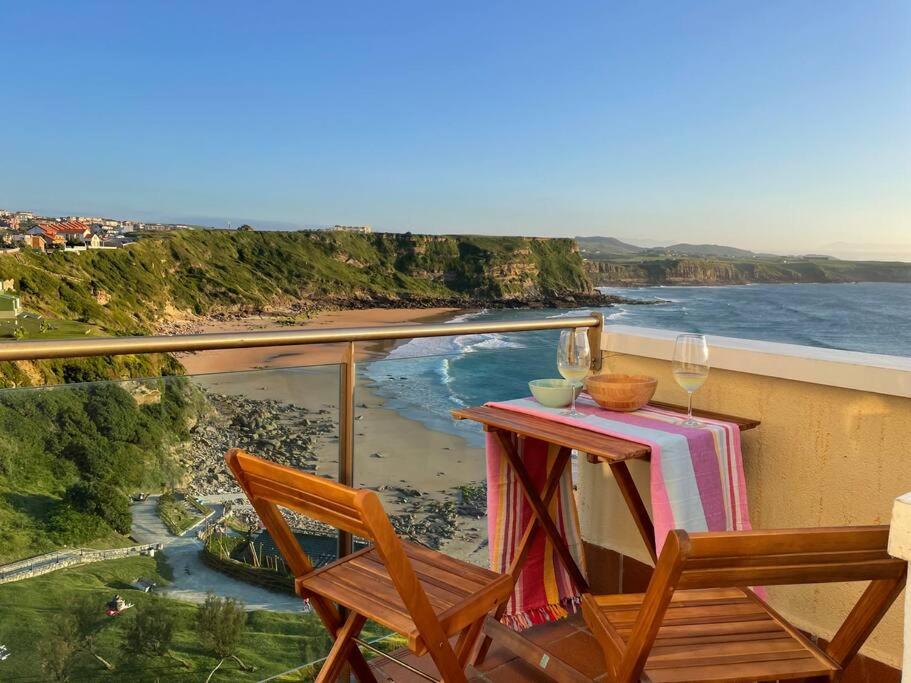 Apartamento Sunset Con Vistas Playa De Los Locos Suances Extérieur photo